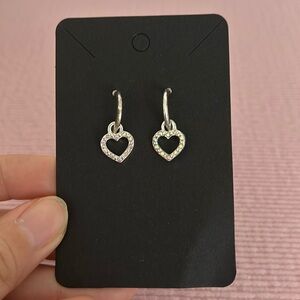 💛3 for $10💛 Iridescent Heart Dangle Earrings